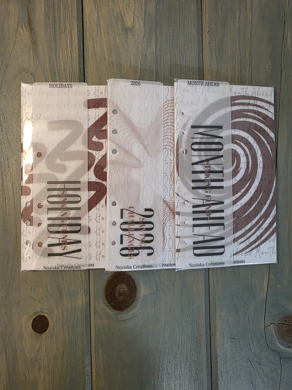 A6 Noziska Creations - 3 Bundles